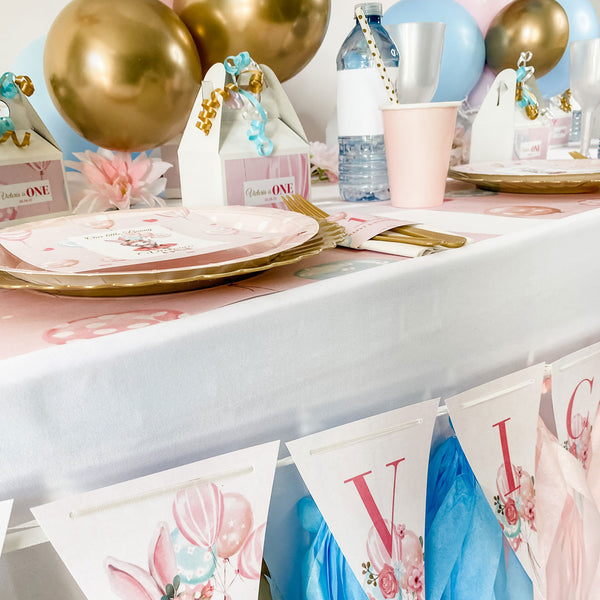 BABY GIRL BALLERINA BUNNY FIRST BIRTHDAY