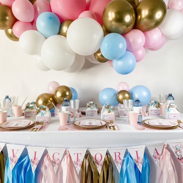 BABY GIRL BALLERINA BUNNY FIRST BIRTHDAY