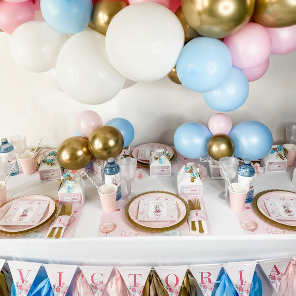 BABY GIRL BALLERINA BUNNY FIRST BIRTHDAY
