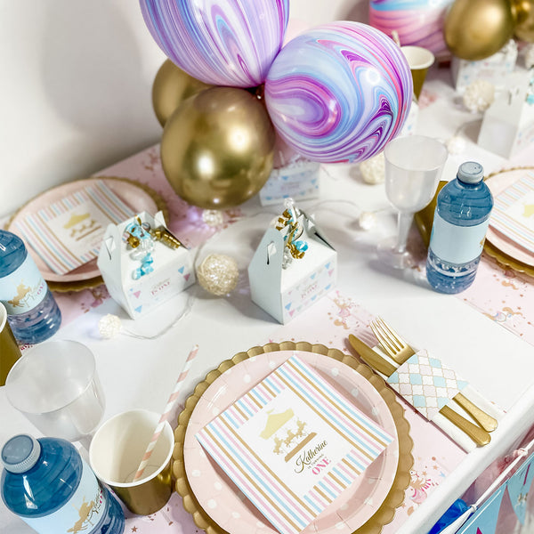 CAROUSEL PASTEL BABY GIRL FIRST BIRTHDAY