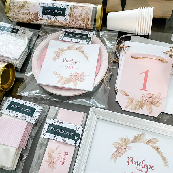 BOHO PAMPAS BABY GIRL FIRST BIRTHDAY