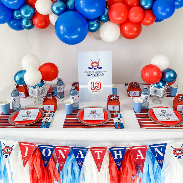 HOCKEY BIRTHDAY BOY PARTY BOX