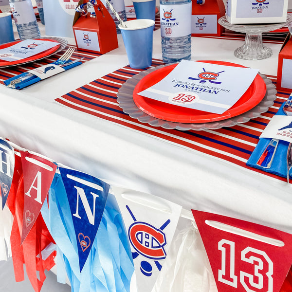 HOCKEY BIRTHDAY BOY PARTY BOX