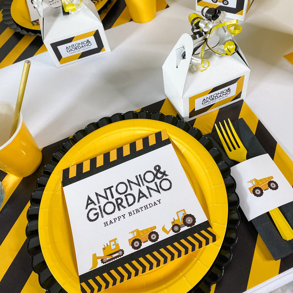 TRUCK BIRTHDAY BOY PARTY BOX
