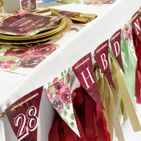 WINE THEME HAPPY BIRTHDAY PARTYBOX