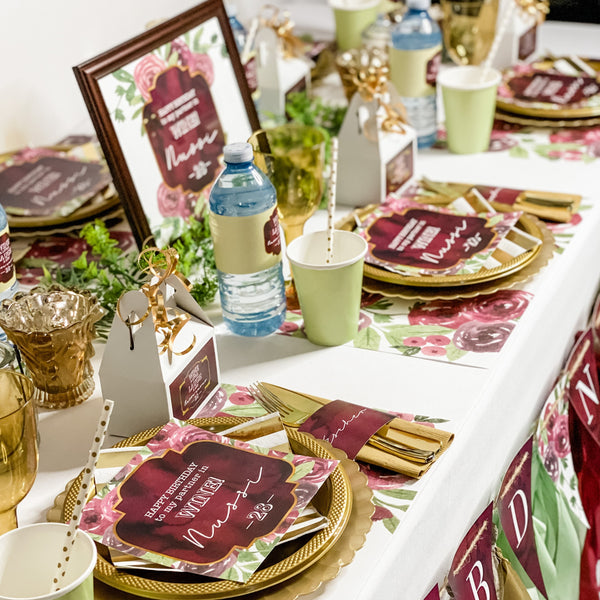 WINE THEME HAPPY BIRTHDAY PARTYBOX