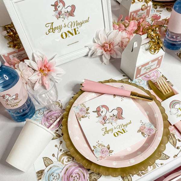 UNICORN BABY GIRL FIRST BIRTHDAY