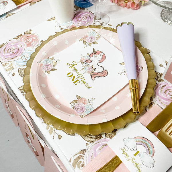 UNICORN BABY GIRL FIRST BIRTHDAY