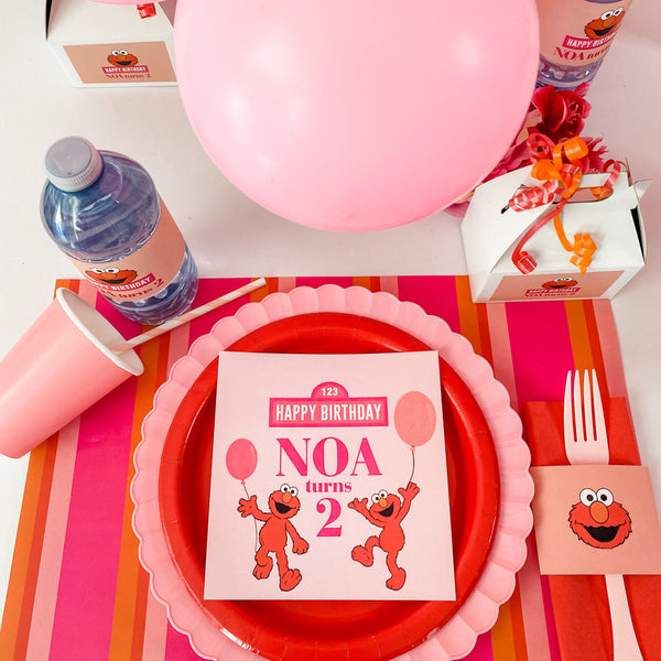 ELMO GIRLY GIRL BIRTHDAY