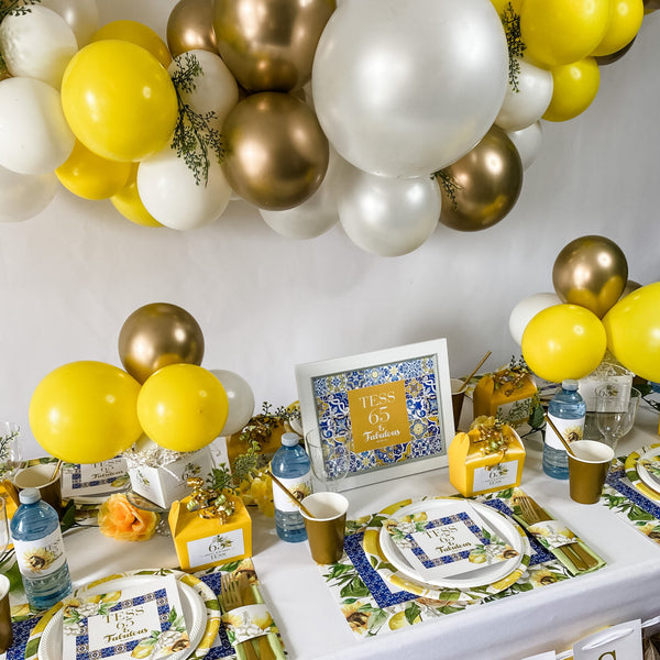 TUSCANY BIRTHDAY LEMONS & SUNFLOWER PARTY BOX