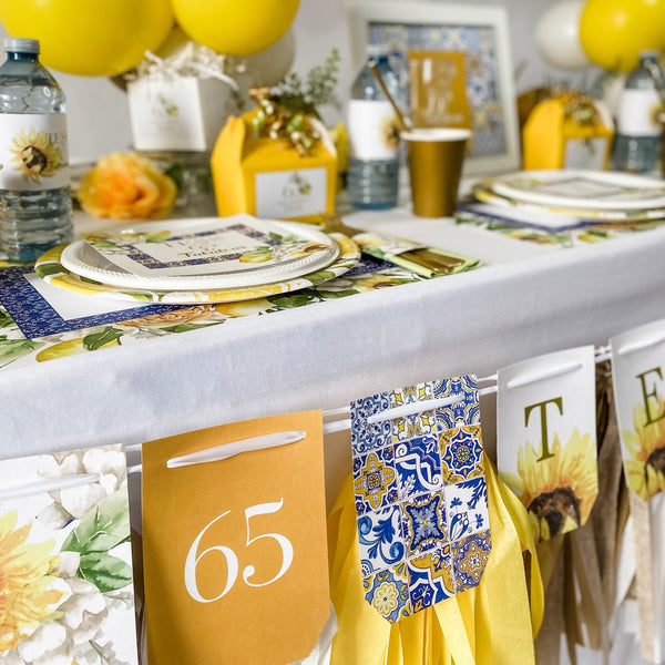 TUSCANY BIRTHDAY LEMONS & SUNFLOWER PARTY BOX