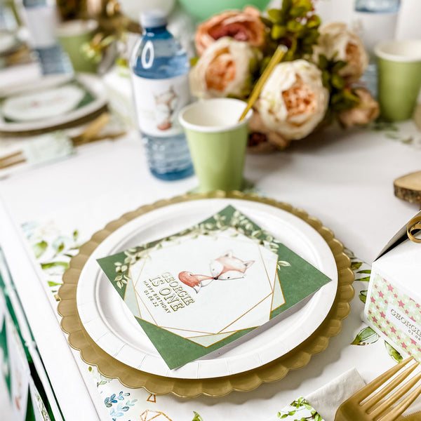 WILD ONE WOODLAND FOX THEME