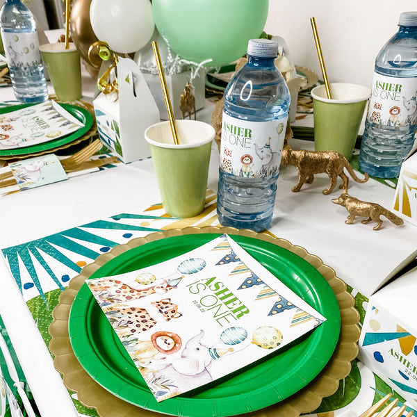 WILD ONE ANIMAL SAFARI THEME