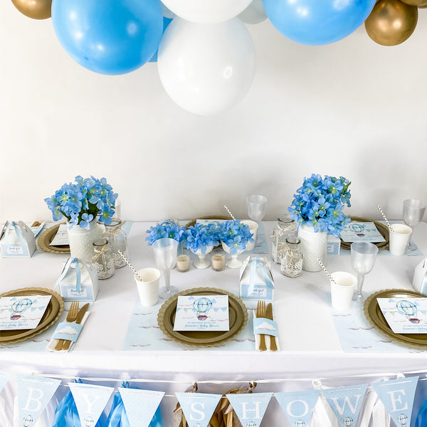 HOT AIR BALLOON - IT’S A BOY BABY SHOWER