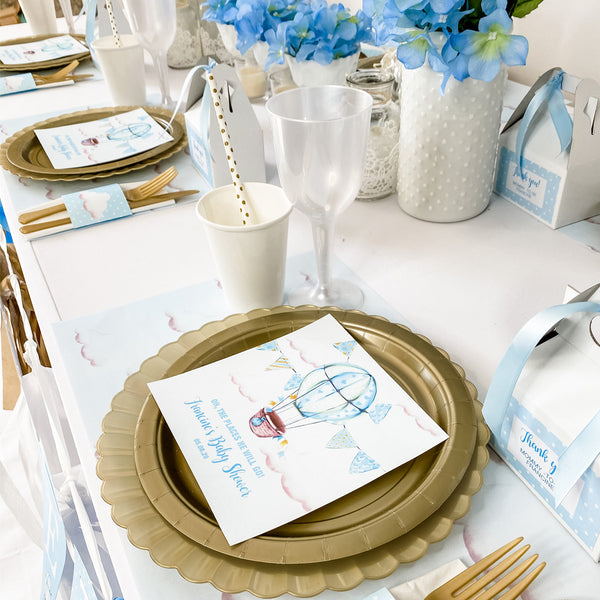 HOT AIR BALLOON - IT’S A BOY BABY SHOWER