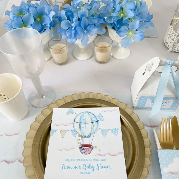 HOT AIR BALLOON - IT’S A BOY BABY SHOWER