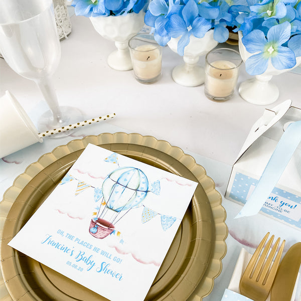 HOT AIR BALLOON - IT’S A BOY BABY SHOWER