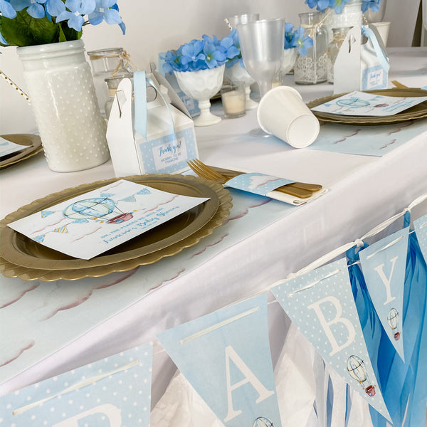 HOT AIR BALLOON - IT’S A BOY BABY SHOWER