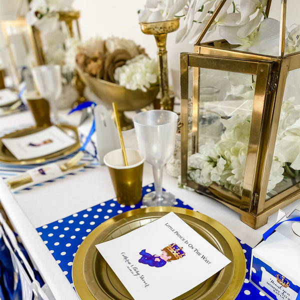 LITTLE PRINCE IS ON THE WAY -  IT'S A BOY ROYAL BABY SHOWER