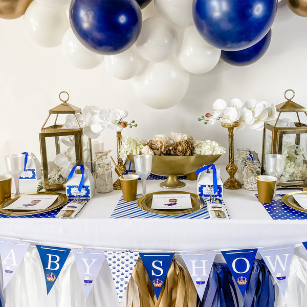 LITTLE PRINCE IS ON THE WAY -  IT'S A BOY ROYAL BABY SHOWER