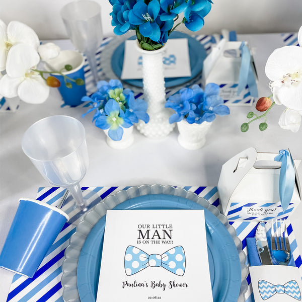 LITTLE MAN IS ON THE WAY BOWTIE BABY SHOWER