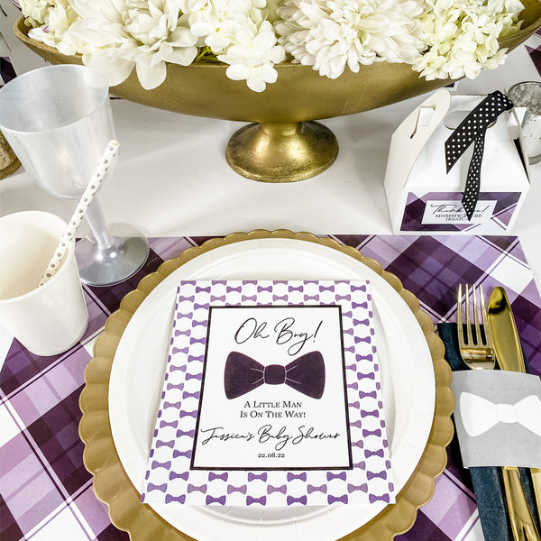 OH BOY! MODERN BOWTIE BABY SHOWER