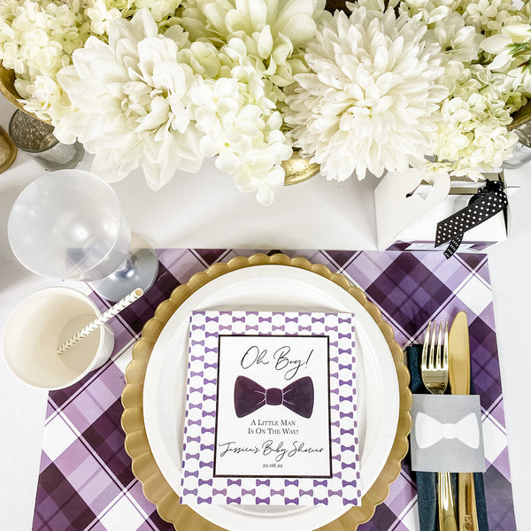 OH BOY! MODERN BOWTIE BABY SHOWER