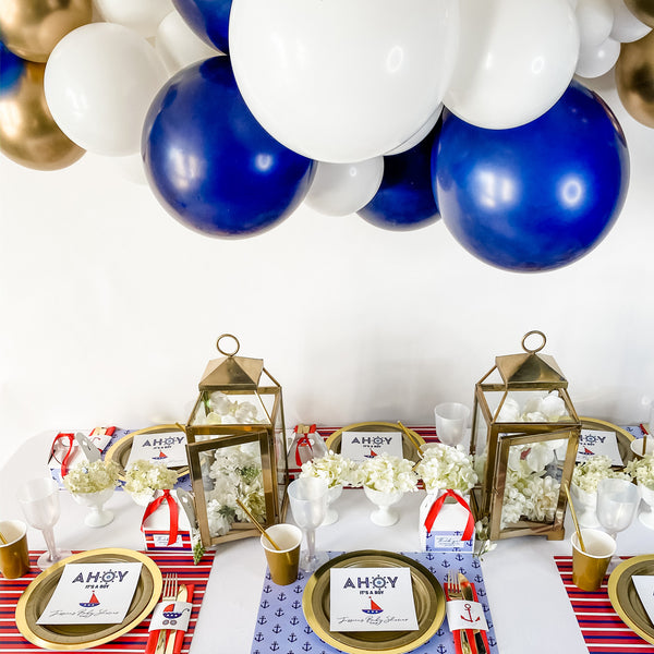 AHOY - IT'S A BOY NAUTICAL BABY SHOWER