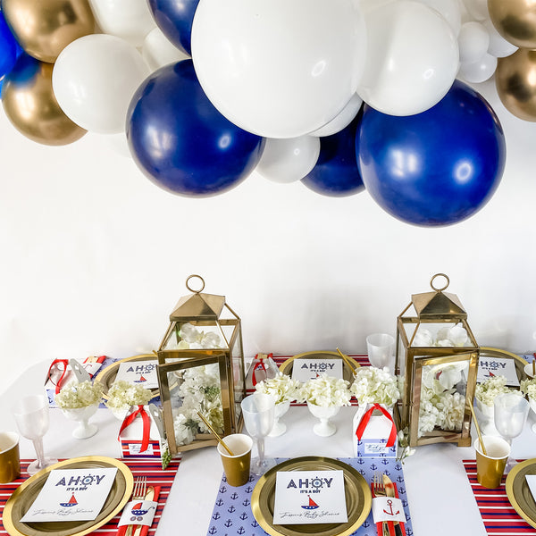AHOY - IT'S A BOY NAUTICAL BABY SHOWER