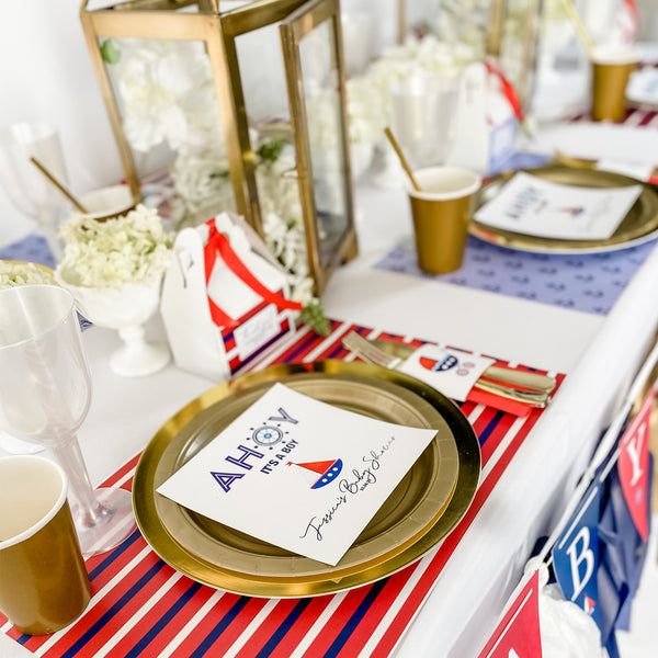 AHOY - IT'S A BOY NAUTICAL BABY SHOWER