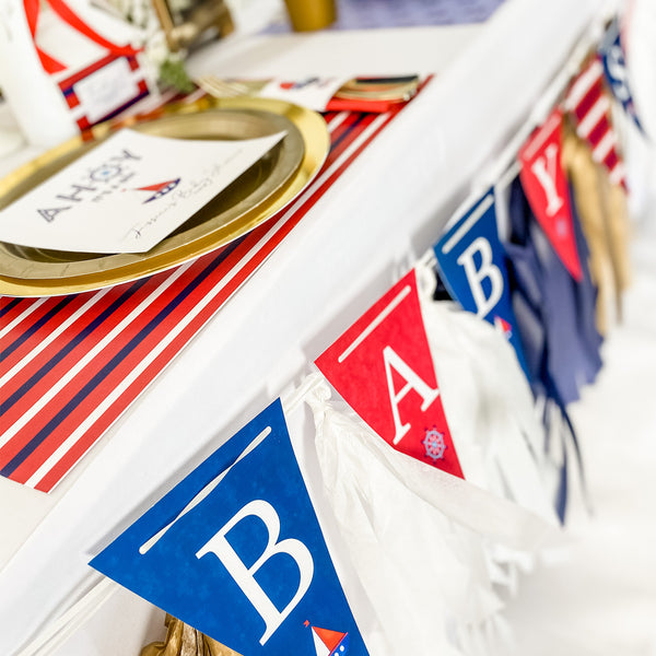 AHOY - IT'S A BOY NAUTICAL BABY SHOWER