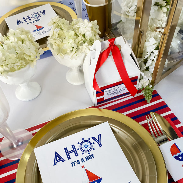 AHOY - IT'S A BOY NAUTICAL BABY SHOWER