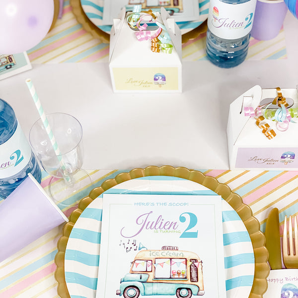 ICE CREAM TRUCK GIRL BIRTHDAY
