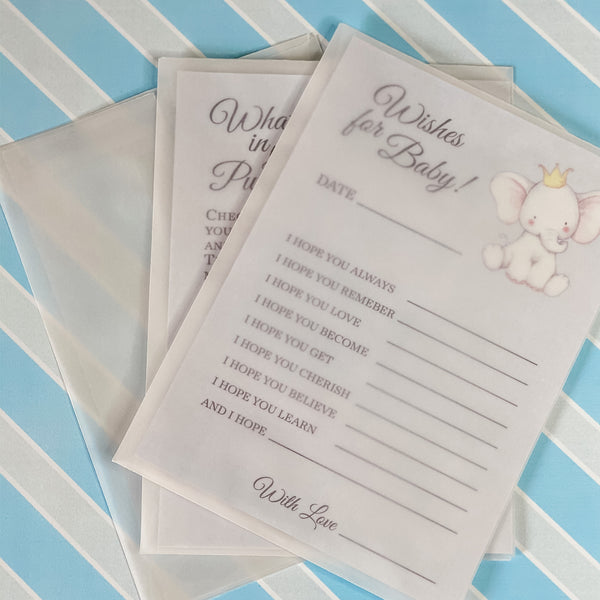 LITTLE PEANUT ON THE WAY- IT’S A BOY GAME CARDS
