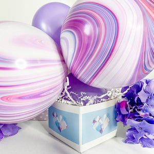 SWEET 16 GEOMETRIC HEART BALLOON CENTREPIECE
