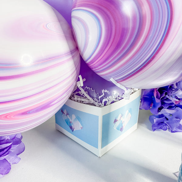 SWEET 16 GEOMETRIC HEART BALLOON CENTREPIECE