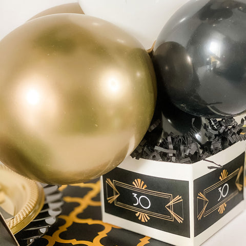 CENTRE DE TABLE BALLON GATSBY LE MAGNIFIQUE DES ANNÉES 30 FOLLES